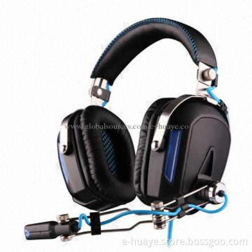 New Model Glittering Gaming Headset with Detachable Microphone and 7.1 Surround Sound Channels